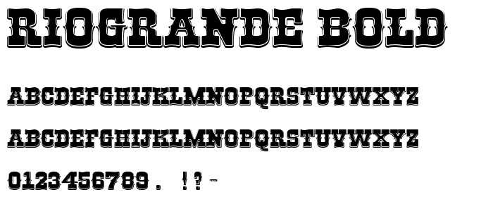 RioGrande Bold font